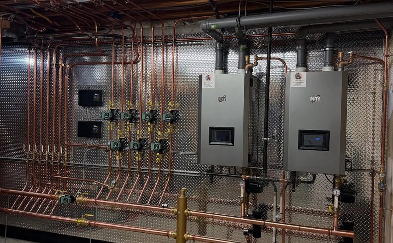 Commercial Mechanical Room Repipe in Downtown Corpus Christi