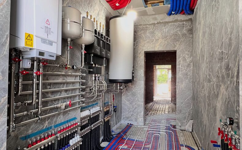 PEX Manifold & Tankless Water Heater in Kings Crossing