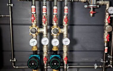 Utility Room Tankless & Manifold Build-Out – work in progress