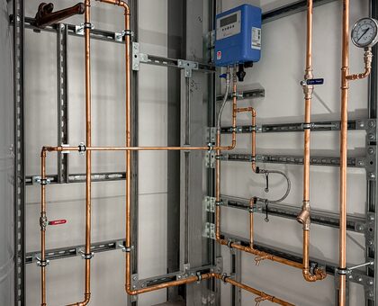 Copper Water Main & Expansion Tank in Flour Bluff