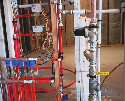 New Construction Plumbing Rough-In in Portland, TX