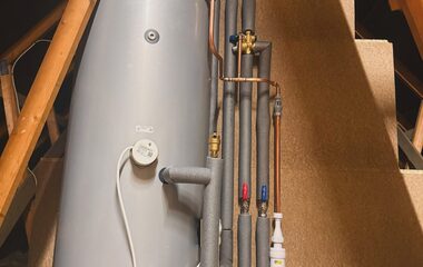 Attic Water Heater Replacement – finished installation