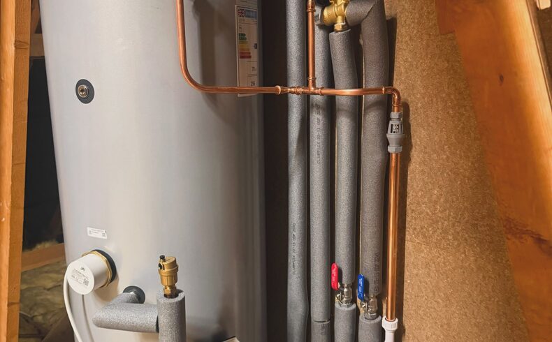 Attic Water Heater Replacement in Rockport, TX